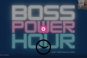 BOSS Power Hour with Heidi - Social Media - juicy reVolution